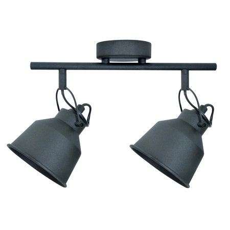 Oprawa ścienna KINKIET Spot Niko 2xE14 GOLDLUX (Polux) CZARNY