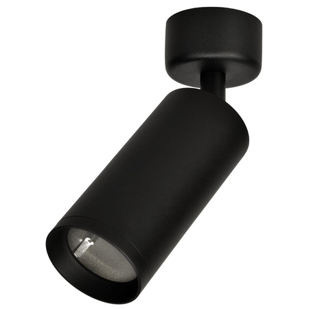 Oprawa Sufitowa Natynkowa Halogenowa MICA Czarna 1xGU10 Spot Milagro