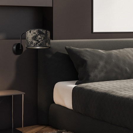 Lampa Ścienna Kinkiet SATINO Złota 1xE27 Milagro