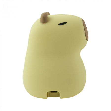 Lampka Nocna Dziecięca LED 2.5W 3000K Ciepła + Wielokolorowa RGB Akumulatorowa 1200mAh beżowy KAPIBARA MARY'S