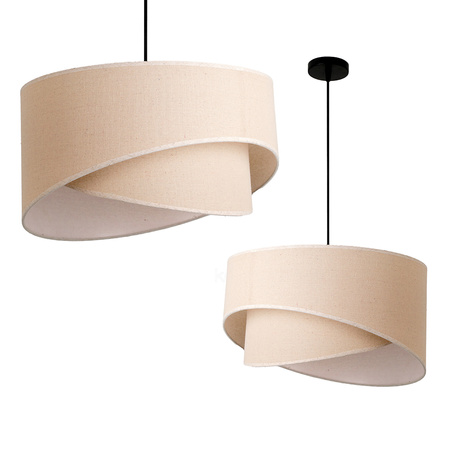 Lampa Wisząca Dekoracyjna Zwis Bambusowa E27 Boho Floxen Slant Kobi