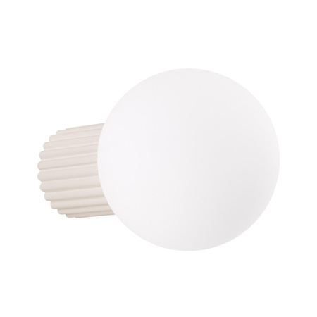 Kinkiet Łazienkowy Lampa Ścienna G9 Okrągła Beżowa Nowoczesna Matowa IP44 Halo Sollux