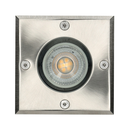 Oprawa Najazdowa Dogruntowa Kwadratowa GU10 IP65 Chrom Entrada Kobi
