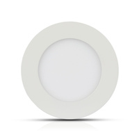Panel LED Podtynkowy wpuszczany 12W 6400K PREMIUM Okrągły SAMSUNG CHIP FLICKER FREE VT-612RD V-TAC