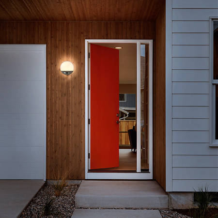 Lampa Ogrodowa Zewnętrzna Kinkiet Elewacyjny 15W 950lm 3000K Ciepła z Czujnikiem Ruchu i Światła Kamera HD Ściemnialna IP44 Szary SMART+ WiFi Camera Ledvance