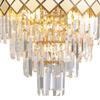 Lampa Sufitowa Żyrandol CARISMA Złota 9xE14 Milagro