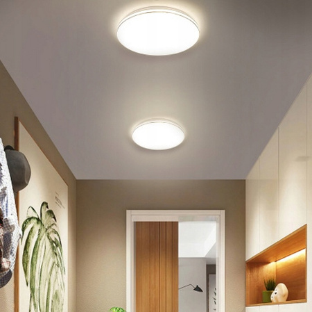 Plafon LED Lampa Sufitowa Ścienna Oprawa Okrągła 18W 1260lm 4000K IP44