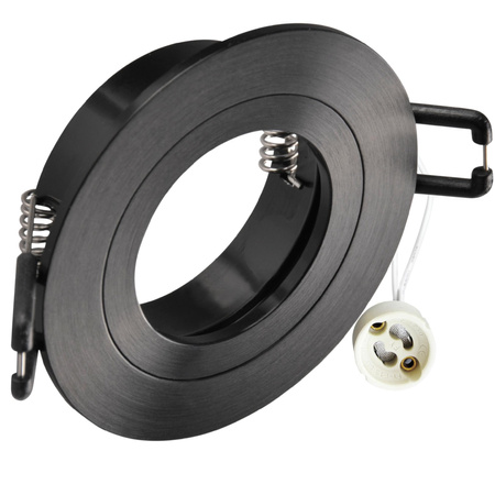 Oprawa Podtynkowa Punktowa Spot GU10 Czarna FEBE Sanico Goldlux