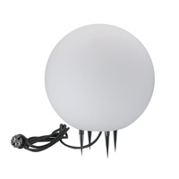 Kula Ogrodowa Lampa Oprawa Zewnętrzna E27 Biała IP65 Argento Sanico Goldlux