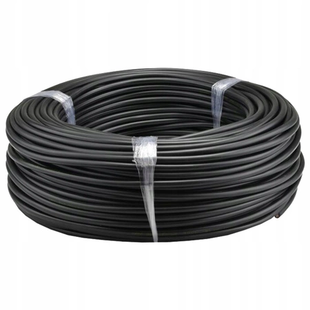 Przewód Kabel OW H05RR-F 300/500V 2x1,5mm Czarny 1m ELEKTROKABEL