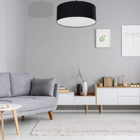 Lampa Sufitowa BARI Czarna 3xE27 Milagro