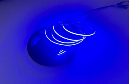 Taśma LED Pasek 12V COB 45W 480LED 2835 Niebieska 8mm 5m ECOLIGHT