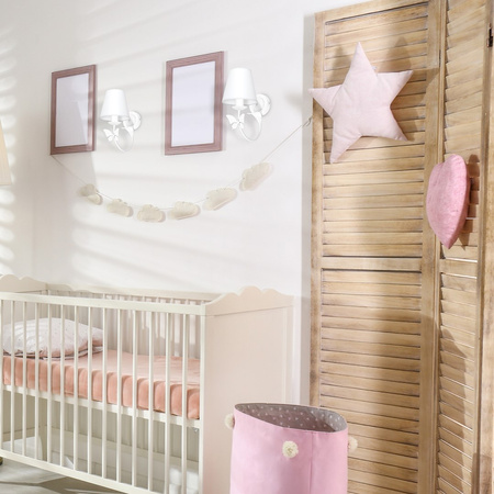 Lampa Ścienna Kinkiet ALICE Biała 1xE14 Milagro