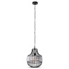 Lampa Wisząca Oprawa E27 Metal i kryształki D:30x36cm VT-7334 V-TAC