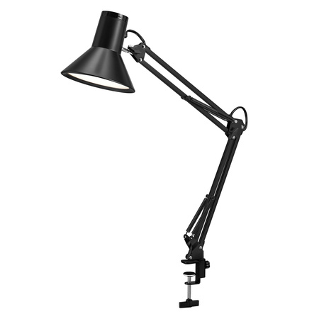 Lampa Stołowa Biurkowa LED Klips Regulowana 9W 393lm 3000K Ciepła Ściemnialna Czarny Office Line Ledvance