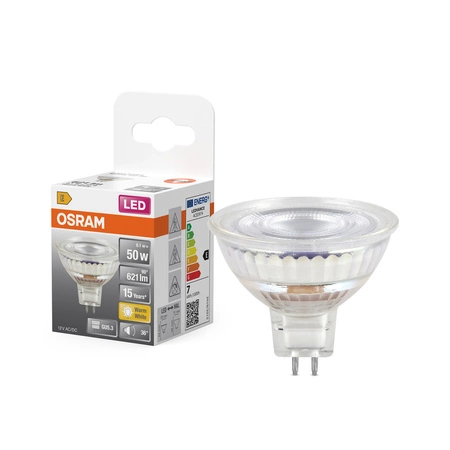 Żarówka LED MR16 Reflektor GU5.3 6.1W = 50W 621lm 2700K Ciepła 36° STAR CLASSIC Osram