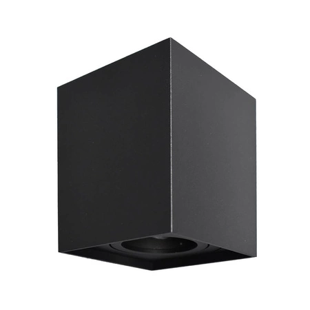 Oprawa Natynkowa HALOGENOWA Tuba Spot Kwadratowa Czarna GU10 Bima Milagro
