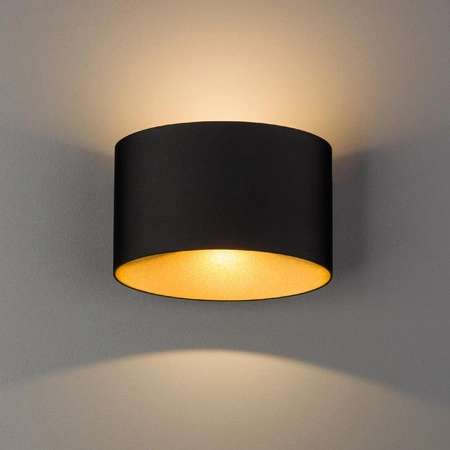 Lampa Ogrodowa Zewnętrzna Kinkiet Elewacyjny Oprawa Natynkowa LED 10W 750lm 3000K Ciepła Czarna Wodoodporna IP54 Nowoczesna ELLIPSES 8181 Nowodvorski