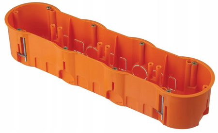 Puszka Elektryczna Poczwórna PK60 Głęboka do Płyt Gipsowych Regips + Wkręty PAWBOL