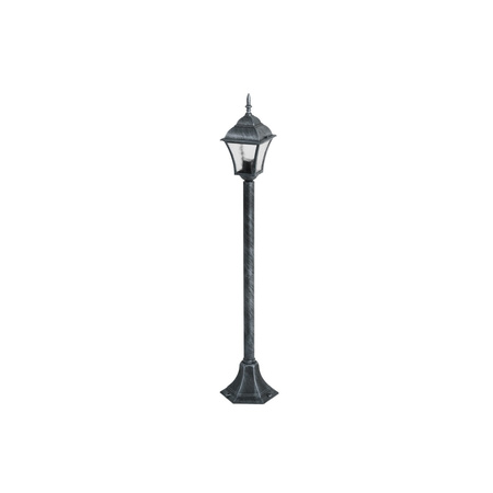 Lampa Ogrodowa Słupek Zewnętrzny Stojący E27 IP43 106cm Srebrny Klasyczny Toscana Rabalux