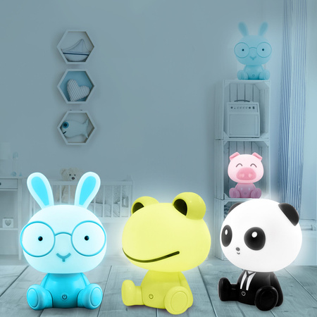 Lampka Stołowa Dekoracyjna 2.5W 59lm Zielony Ściemnialna Żabka Sanico Goldlux