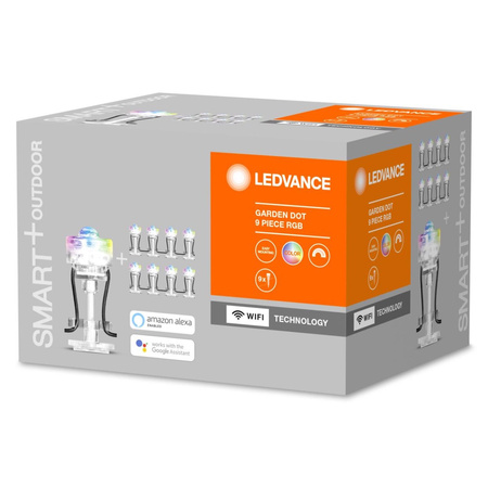Dekoracyjne punkty świetlne LED RGB 2,5W SMART+ WiFi GARDEN 9 Dot LEDVANCE