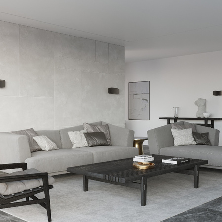 Lampa Ścienna Kinkiet G9 Prostokątna Czarna Nowoczesna Tila Sollux