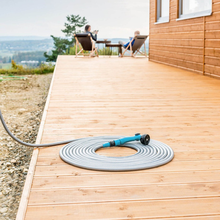 Wąż Ogrodowy do Wody 7.5m Rozciągliwy z Pistoletem i Złączkami BASIC CELLFAST