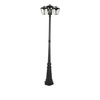 Lampa Ogrodowa Latarnia 3xE27 Wysoka 199CM Czarna VT-740 V-TAC