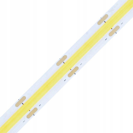 Taśma LED Pasek COB 24V 45W 2400LED NEON Ciepła 8mm 5m