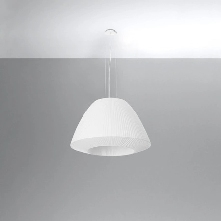 Lampa Sufitowa Wisząca Zwis 3x E27 Żyrandol Geometryczna Biała Nowoczesna Bella Sollux
