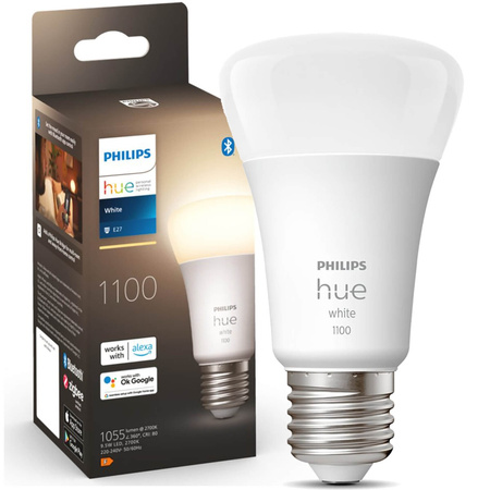 Żarówka LED E27 A60 9,5W 2700K Ciepła PHILIPS HUE White Bluetooth Zigbee