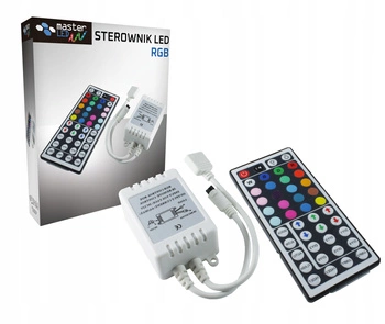 Sterownik Do Taśm LED RGB IR 44 Przyciski 6A 72W + Pilot 