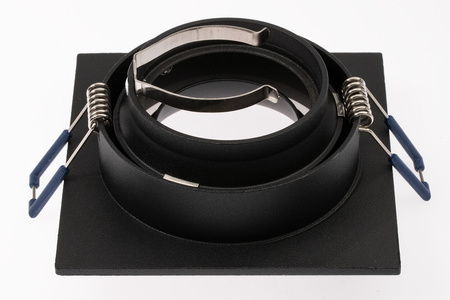 Oprawa HALOGENOWA CLARO Podtynkowa Stała KWADRAT Czarna GU10