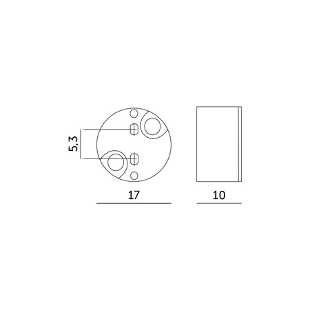 Oprawa Ceramiczna Gniazdo ceramiczne Przyłączeniowe do LED KOSTKA MR16