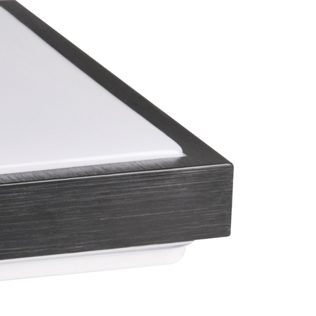 Oprawa Sufitowa Panel LED 2x E27 Biała Czarna Kazimierz Sanico Goldlux