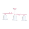 Lampa Sufitowa Żyrandol ALICE Różowa 3xE14 Listwa Milagro