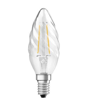Żarówka LED BW35 Świeczka E14 2.8W = 25W 250lm 2700K Ciepła 300° Ściemnialna Retrofit Filament CLASSIC Osram