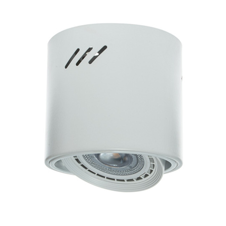 Lampa Oprawa Sufitowa TUBO Biała 1xAR111 Milagro