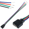 Złączka do taśmy LED 4PIN RGB z przewodem 10mm
