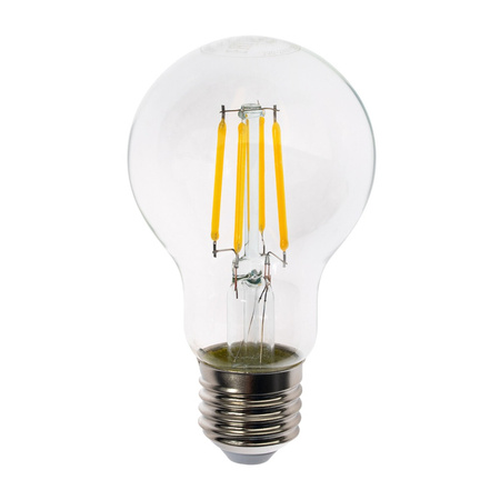 Żarówka LED E27 A60 4W = 40W 450lm 3000K Ciepła 360° Filament GOLDLUX (Polux)