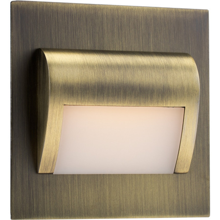 Oprawa Schodowa LED 1,2W Mosiądz Ciepła DECORUS 9 ProVero