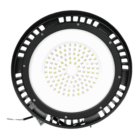 Oprawa LED High-Bay 100W 6400K Z zasilaczem MEANWELL Czarna Samsung Chip 120'D VT-9-101 V-TAC