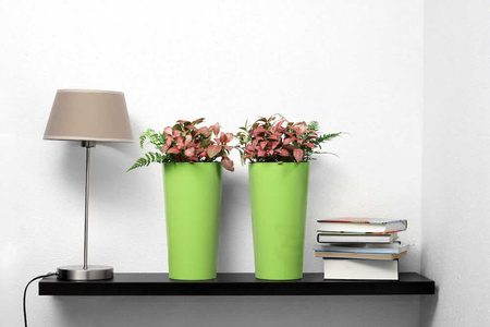 Donica Stożek Ogrodowa z Wkładem Doniczka Dekoracyjna 40x40cm Domowa Okrągła do Kwiatów Czarna POŁYSK