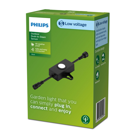 Czujnik Zmierzchu i Świtu GardenLink 12W 24V IP44 Czarny PHILIPS