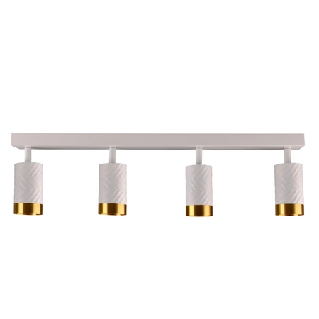 Lampa Listwa Oprawa Sufitowo-Ścienna LED 4 x GU10 ARRAS Biały GOLDLUX (Polux)