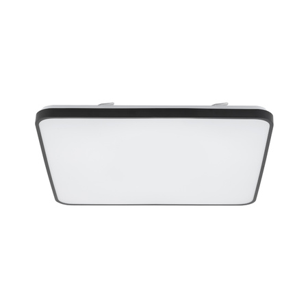 Plafon Lampa Sufitowa Oprawa Natynkowa LED 64W 5600lm 3000K Ciepła Czarna Wodoodporna IP44 AGNES SQUARE LED PRO 10987 Nowodvorski