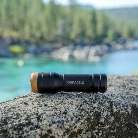 Latarka Aluminiowa LED Ręczna Taktyczna Bateryjna 3xAAA 250lm DURACELL