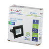 Naświetlacz LED 10W 850lm IP65 Czarny Zielone Światło SMD VT-4011-C V-TAC