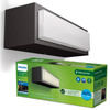Lampa Ogrodowa LED Kinkiet Elewacyjny STRATOSPHERE 3,8W 4000K Neutralna IP44 Antracyt PHILIPS